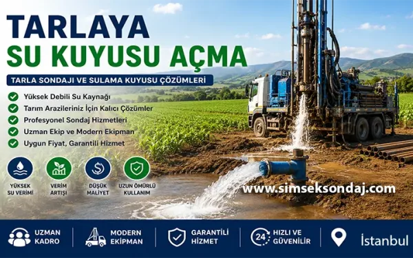 Tarlaya Su Kuyusu Açma